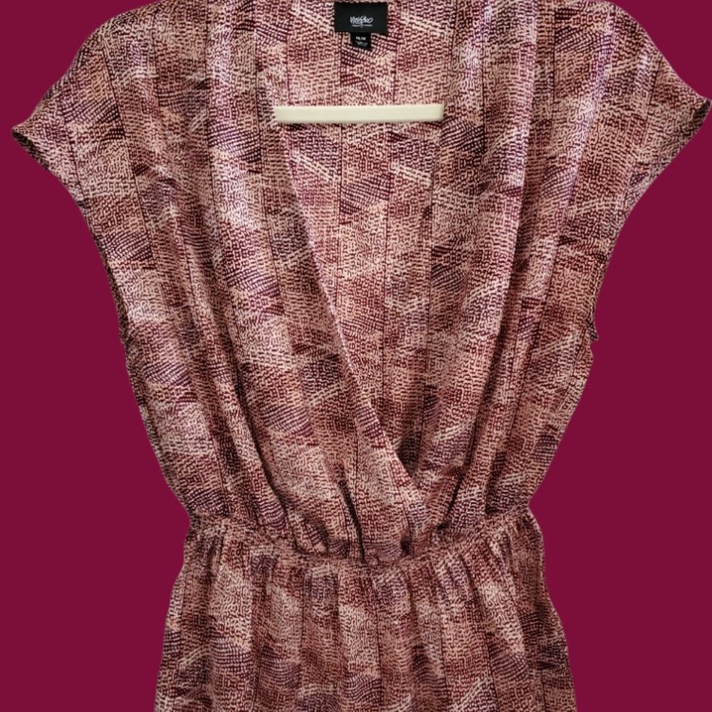 ***SOLD*** Mossimo faux wrap blouse - Medium